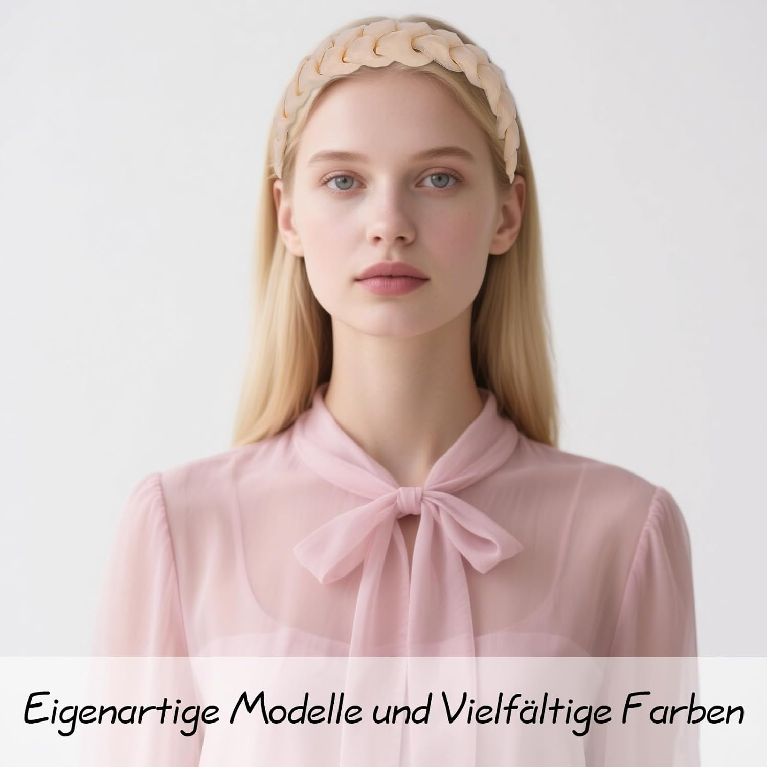 EXIPSAT Women'S Wide Braided Headbands, Comfortable and Stylish Women'S Headbands, Pack of 4 image number 2