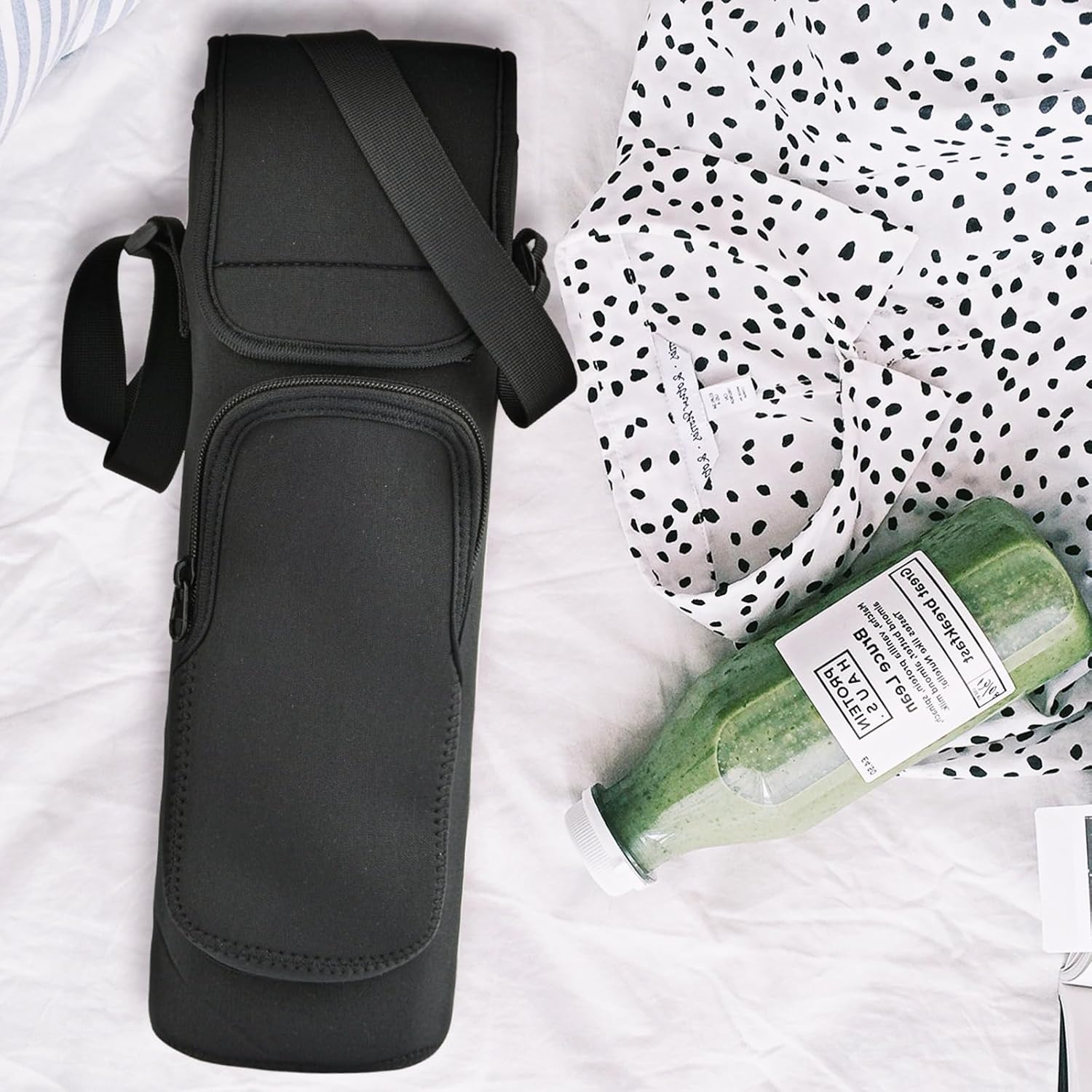 Reignsword Neoprene Travel Case Compatible with REVLON One-Step Volumizer, Portable Storage Organizer Bag Hair Tools Travel Bag (Black) image number 5