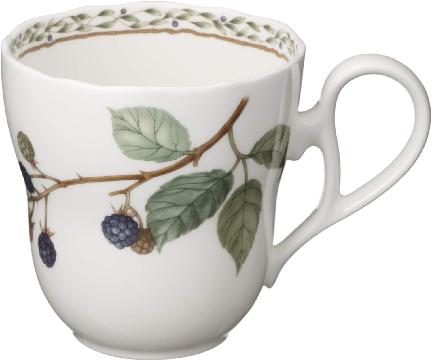 Noritake M9715/4911 Mug & Plate (Pear Set) Mug: 12.8 Fl Oz (375 Cc) Plate: 8.7 Inches (22 Cm) Orchard Garden Microwave Safe Mugs: 2 Plates 2 Bone China - 01: Single Item image number 3