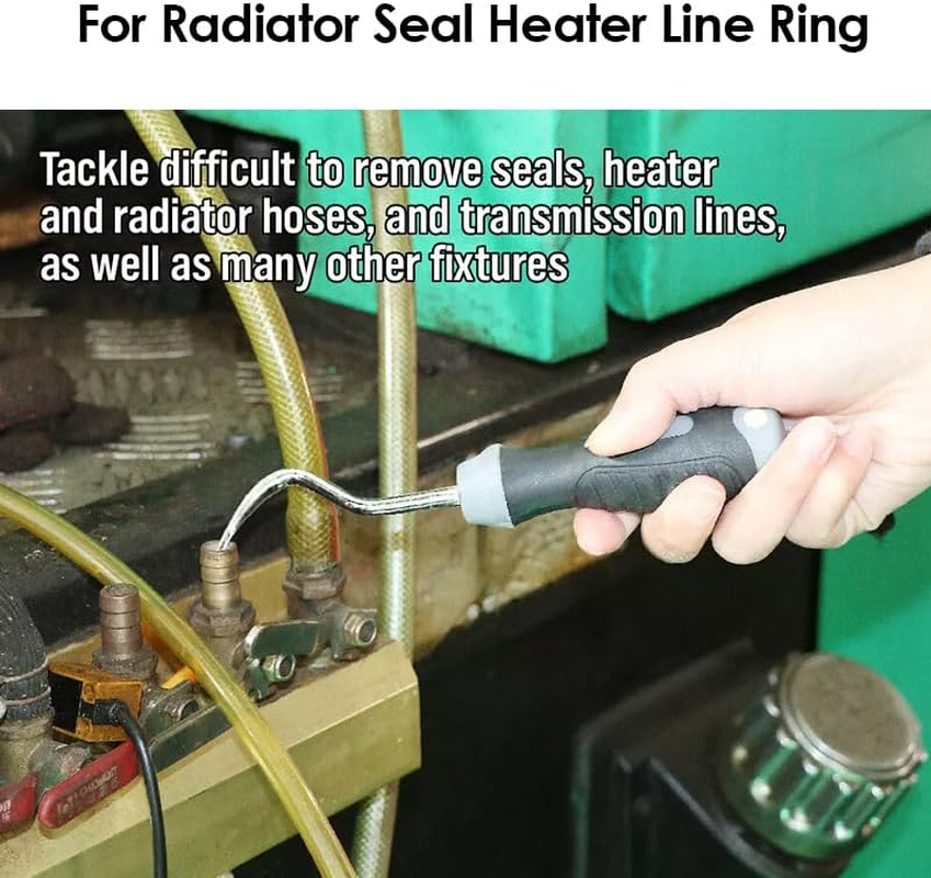 LEDON 2PCS Hose Removal Hook Pick Set, Heavy Duty for Radiator Seal Heater Line Ring image number 5