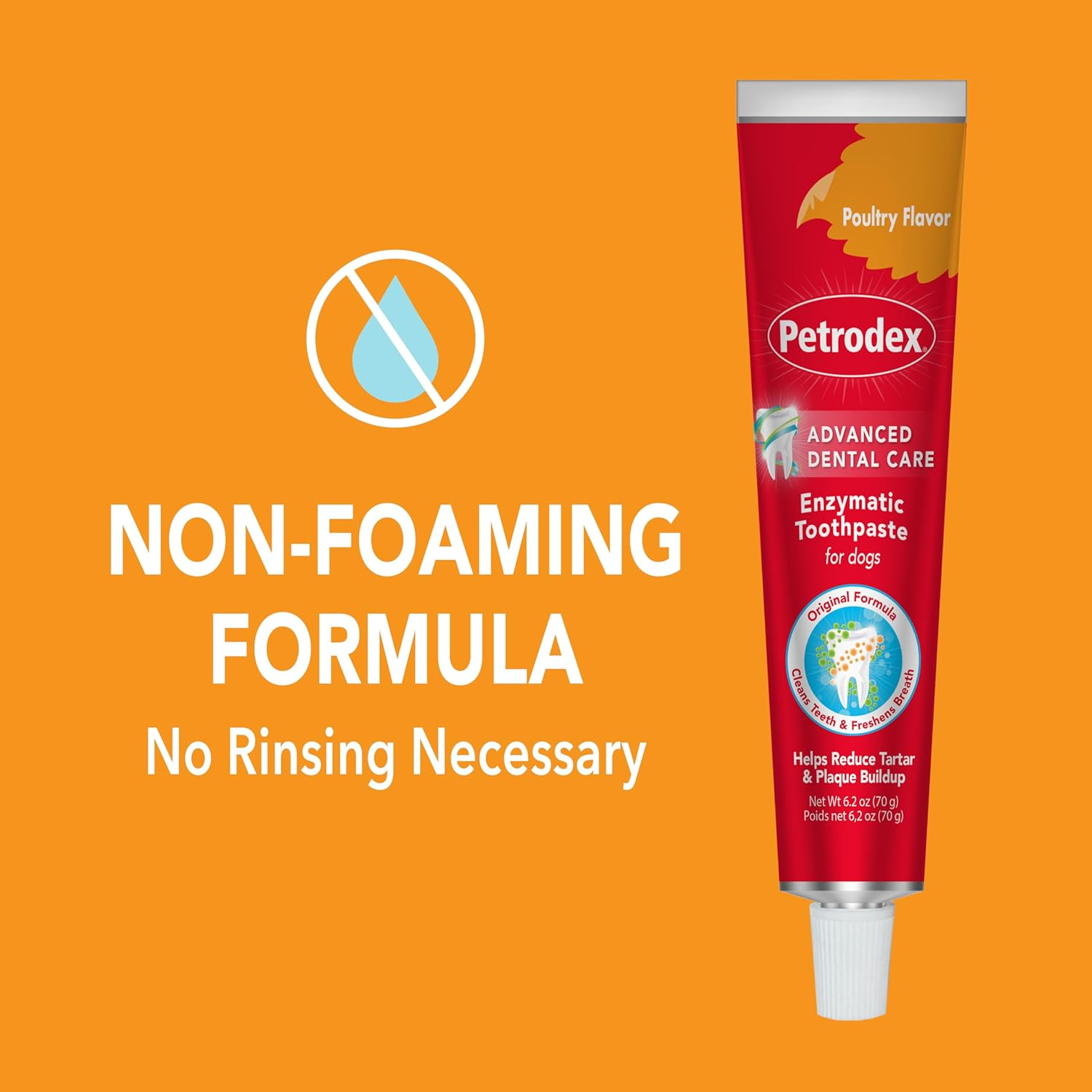 Petrodex Enzymatic Toothpaste for Dogs, Pet Dental Care, Poultry Flavor, 2.5 Oz image number 2