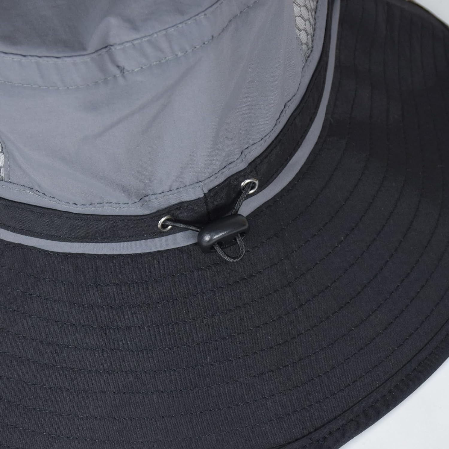 KXF Outdoor Adjustable Sun Bucket Fishing Hat Breathable Wide Brim UPF 50+ Hiking Safari Hat for Men Women image number 5