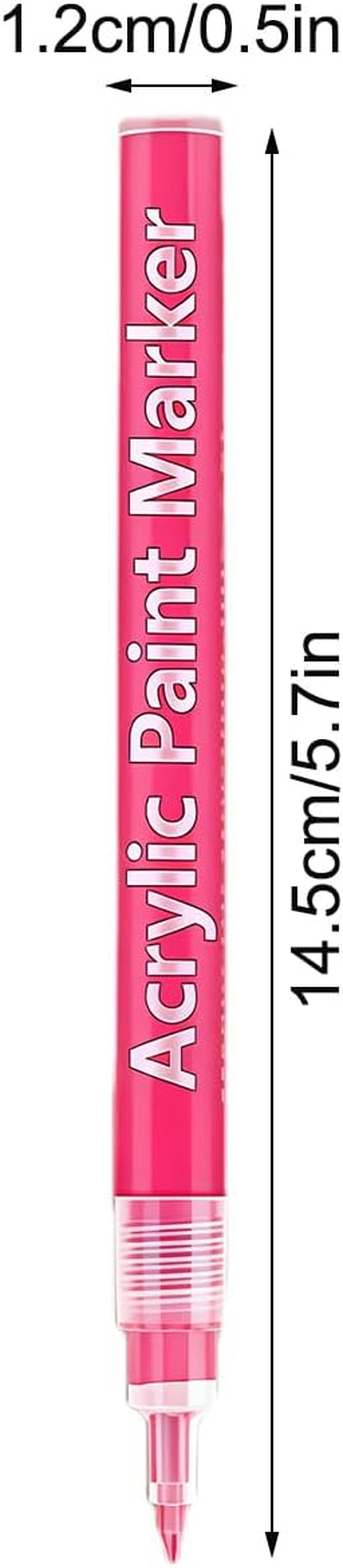 24 Colors Nail Drawing Pens Set, Waterproof Manicure Art Painting Markers, Nails Polish Art Design Manicure Tools for Women Girls Beginners & Nail Technician - 18 Colors image number 2