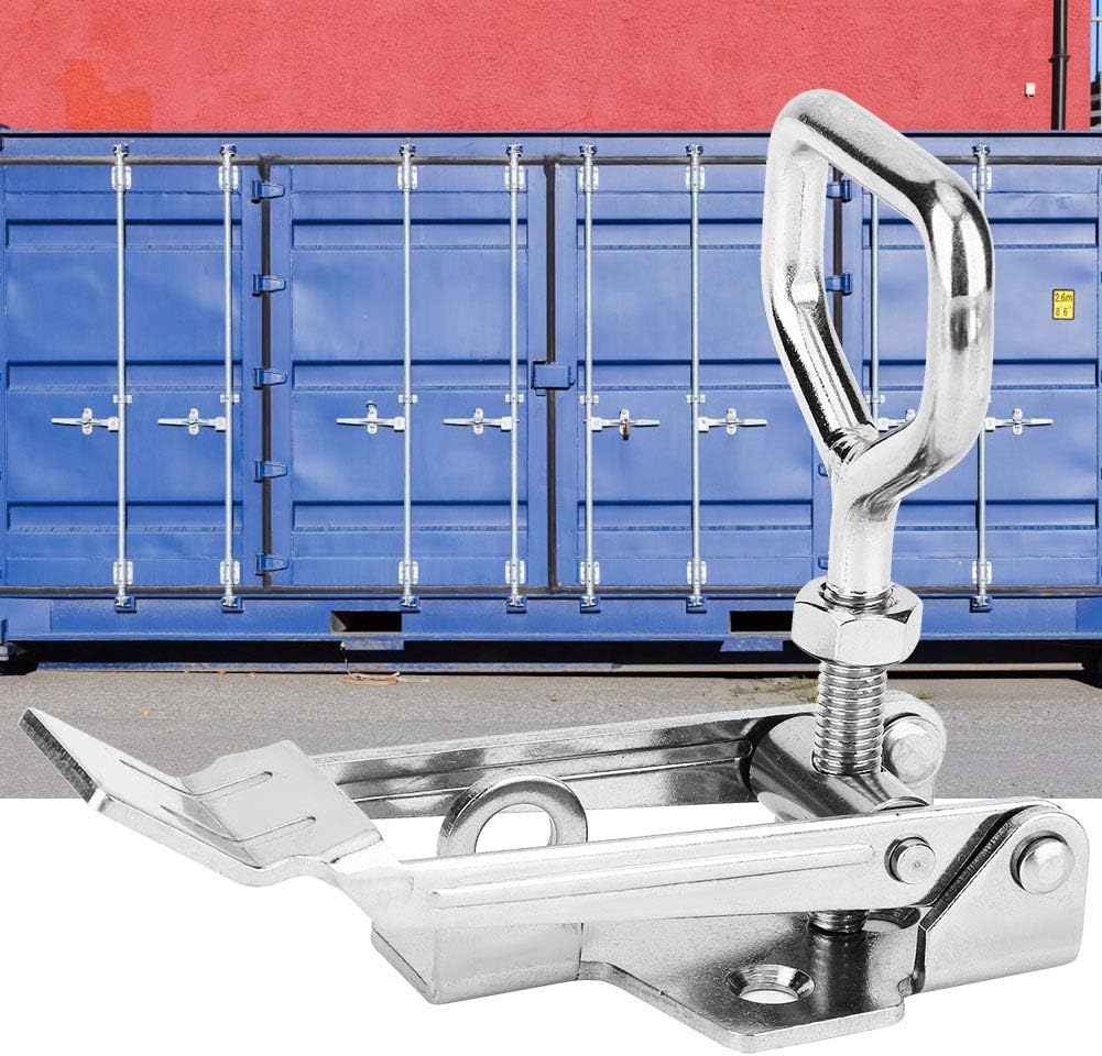 Stainless Steel over Centre Latches Fasteners Adjustable Triangular Clamp Toggle Latches Heavy Duty Lockable over Centre Hardware Fastener for Commercial Vehicles and Home Use image number 4