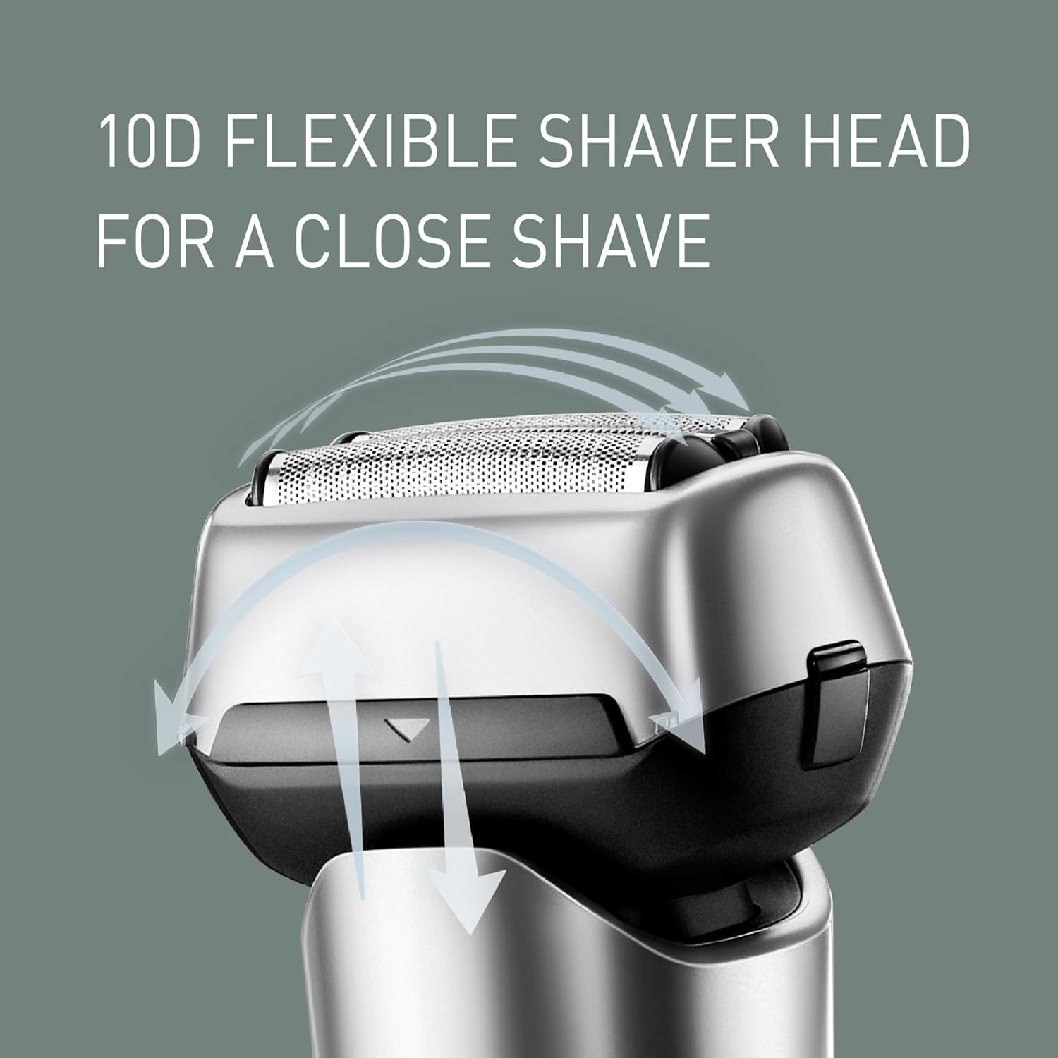 Panasonic Series 500 Wet & Dry 3-Blade Electric Shaver for Men, Stainless Steel Blades, Flexible 10D Head with USB-C Charging, Black (ES-RM3FXK541) - Black image number 3