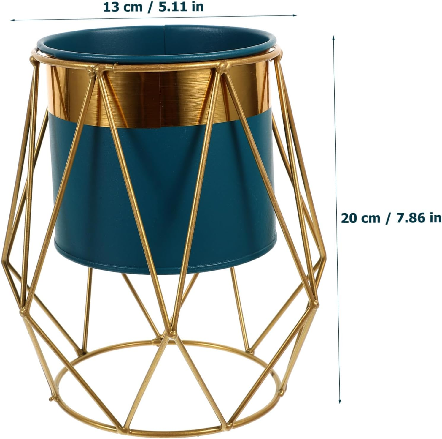 Nordic Flower Pot Stand Durable for Outdoor Use Enhance Your Garden Aesthetics Random Color - Blue image number 3