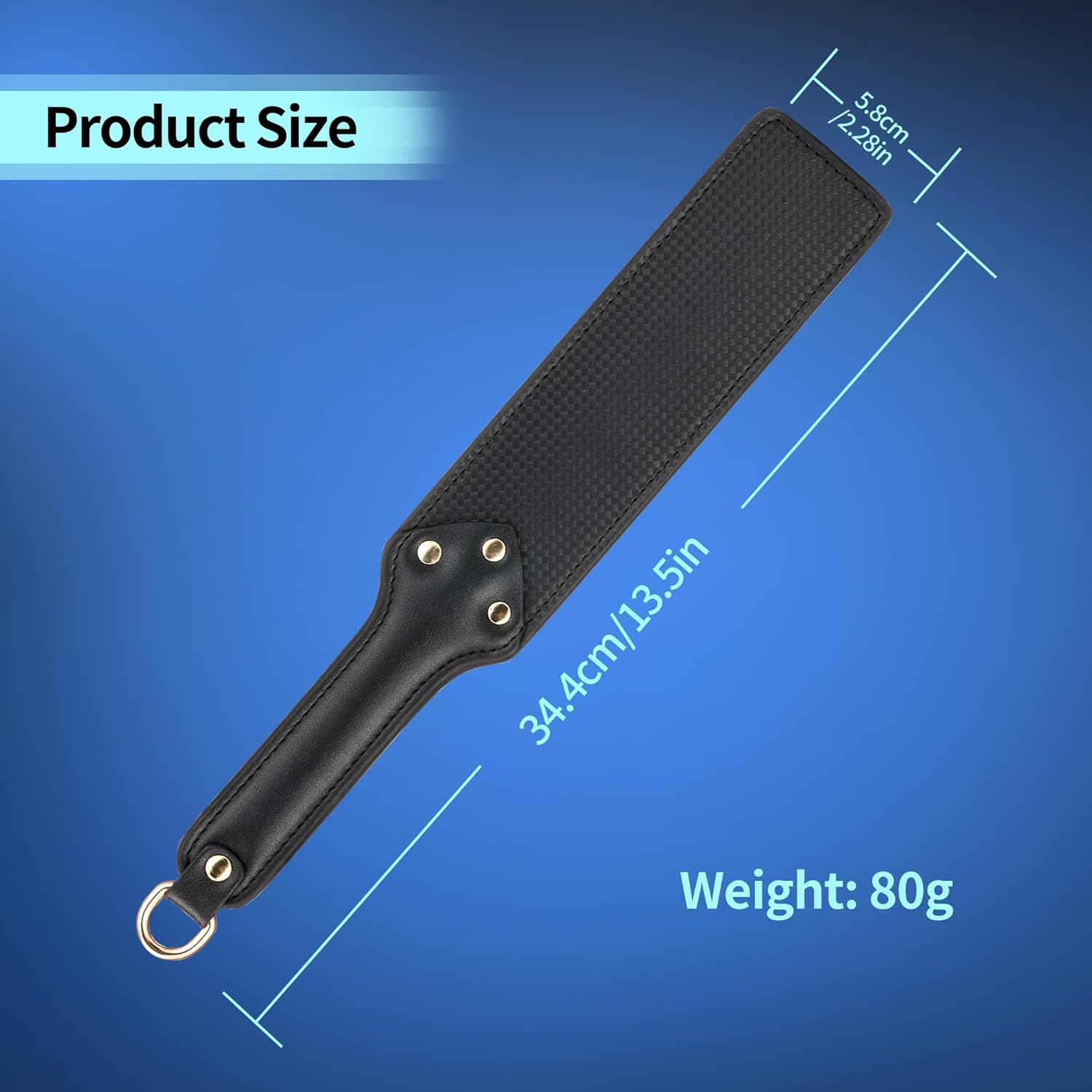 BDSM Spanking Paddle Slapper Teaser Faux Leather Adult Sex Dominant Slave SM Spankers for Couple Role Play Adult Sex Toy image number 5