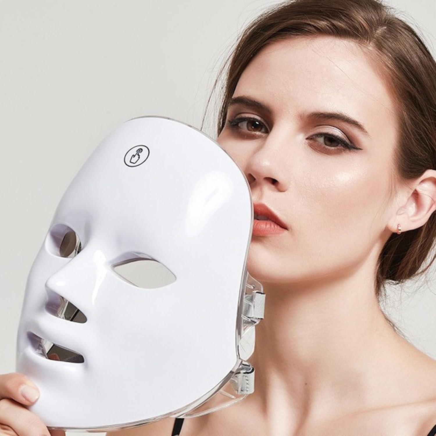 LED Style Cover | Light Beauty Mask 7-In-1 Wireless Facial Technology, Red & Hydration & Rejuvenation, Rechargeable & Portable