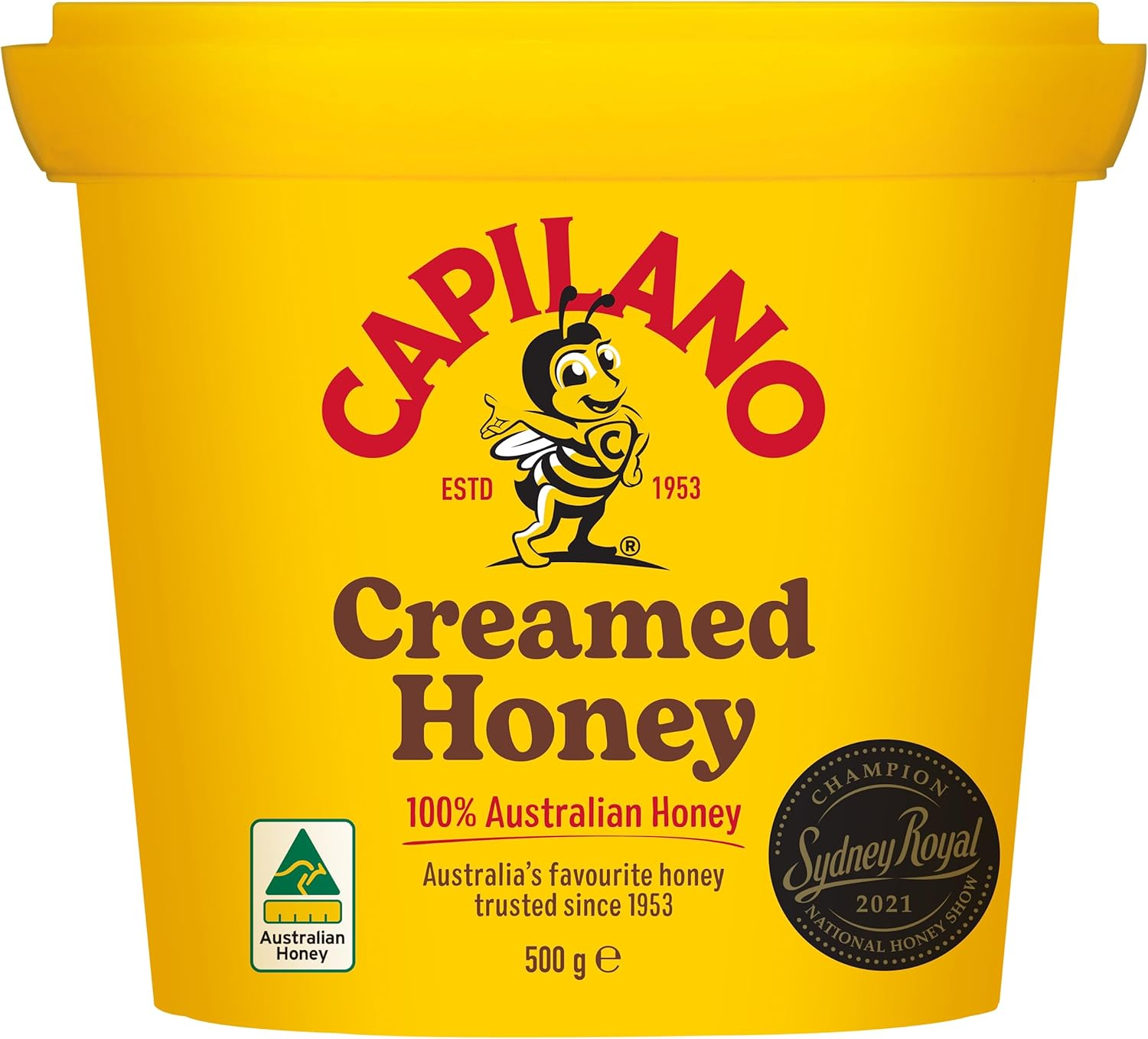 Capilano 100% Pure Australian Creamed, Premium, Honey Bucket, 500G image number 6
