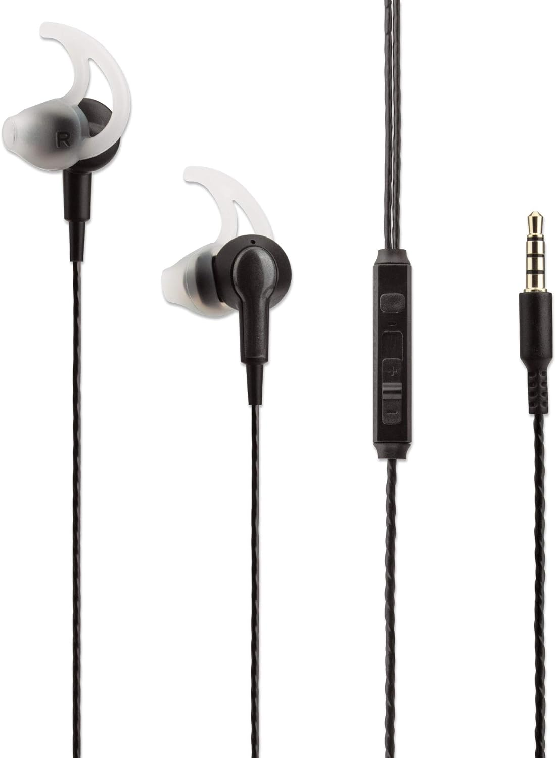 Manhattan 179607 In-Ear Sports Headphones with Built-In Microphone