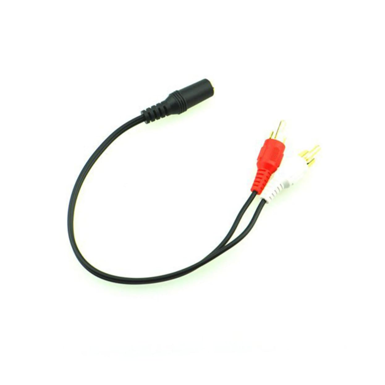 MERRYHAPY Y-Cable Gold Plated Connector Stereo Female to Male Audio Adapter for Smartphones Tablets Tvs and Home Theater Systems