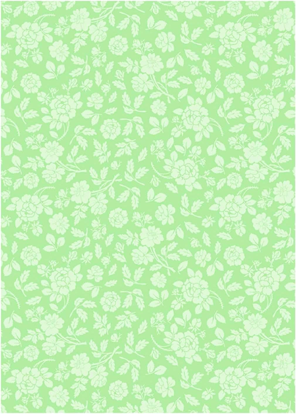 Ursus 60404699 - Flock Cardboard, Roses, Pastel, DIN A4, 220 G/M&sup2;, 5 Sheets in , Dyed, One-Sided with White Flock, Ideal for Creative Crafts image number 4