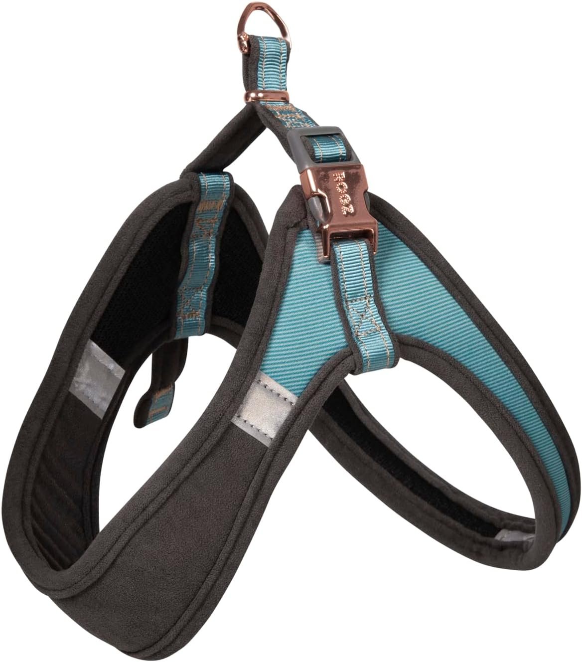 Rogz Classic Urban Adjustable Quick Fit Boomerang Dog Harness Turquoise Medium image number 5