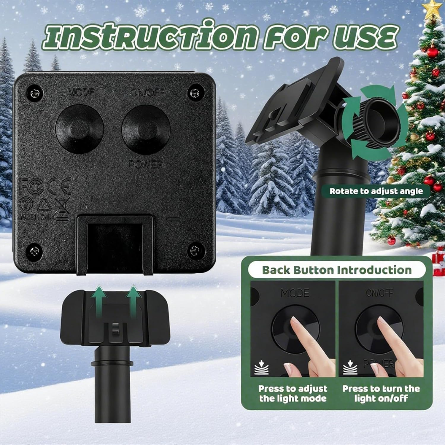 Yumsur Outdoor Solar Christmas Decoration - Waterproof Spiral Christmas Tree Lighting for Gardens, Patios image number 5