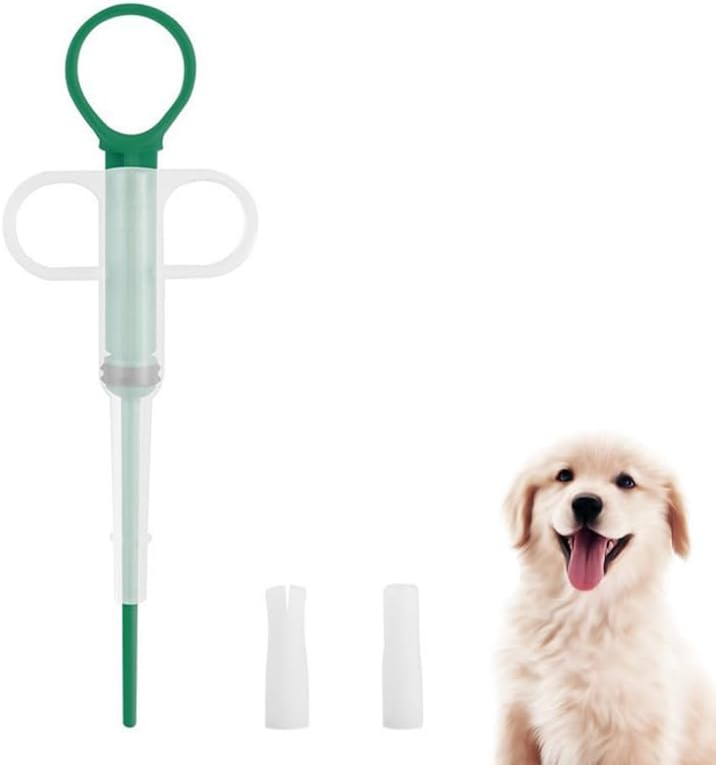 Ecixniy - Syringe-Style Cat Pill Shooter & Popper, Dual-Head Pet Medicine Feeder for Cats, Dogs, and Small Animals - Easy Pill Pockets for Cats & Liquid Medicine Dispenser (Green) image number 6