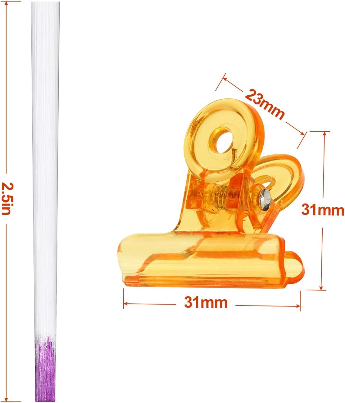 Blulu 100 Pcs Fiber Nail Kit Nail Fiberglass Extension Set for Quick Shaping Material Fake Tips Manicure Salon Tool image number 6