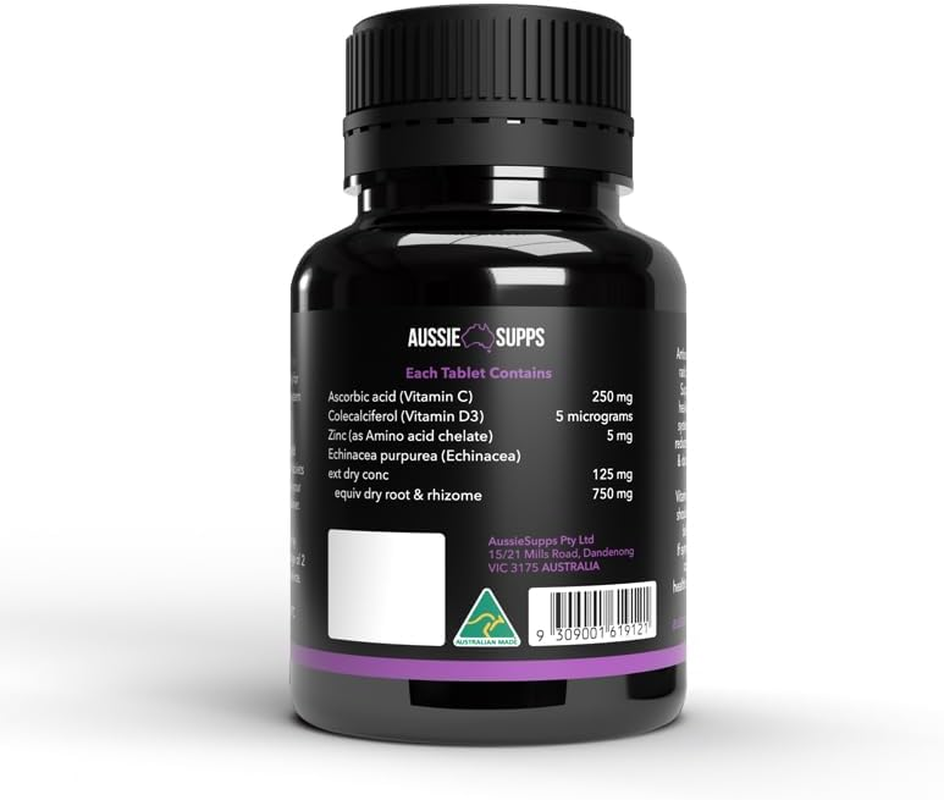 Immune Boost &ndash; Supports Immune Health with Vitamin C, Zinc, Vitamin D and Echinacea (60 Tablets) image number 4