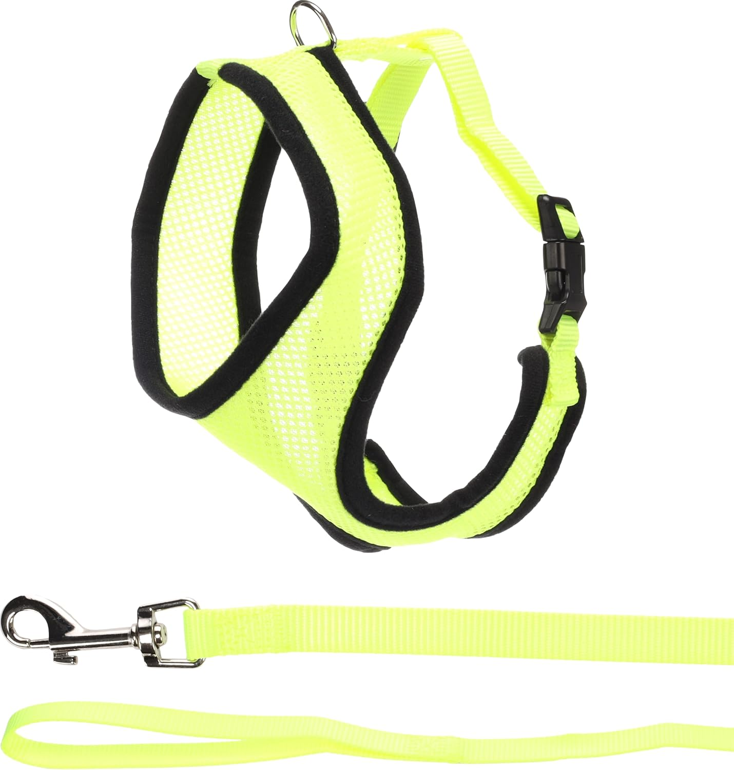 Flamingo Cat Harness with Leash Harms Yellow 37Cm 43-55Cm 120Cm 15Mm