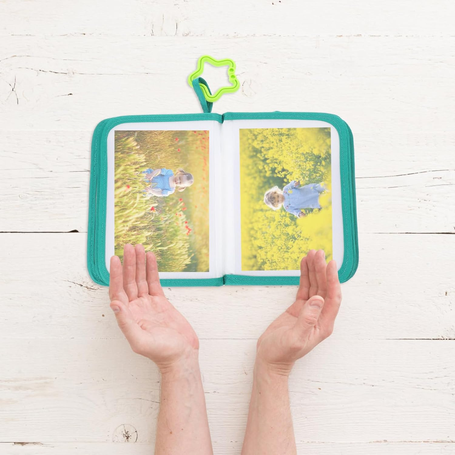 AOKWAWALIY Baby Album Cloth Photo Book for Babies Friends Premier Baby Cloth Photo Book Soft Cloth Baby Photo Book Organizer Safe Memory Picture Book Baby Albums Diy Newborn Sheet Pvc Toddler image number 3