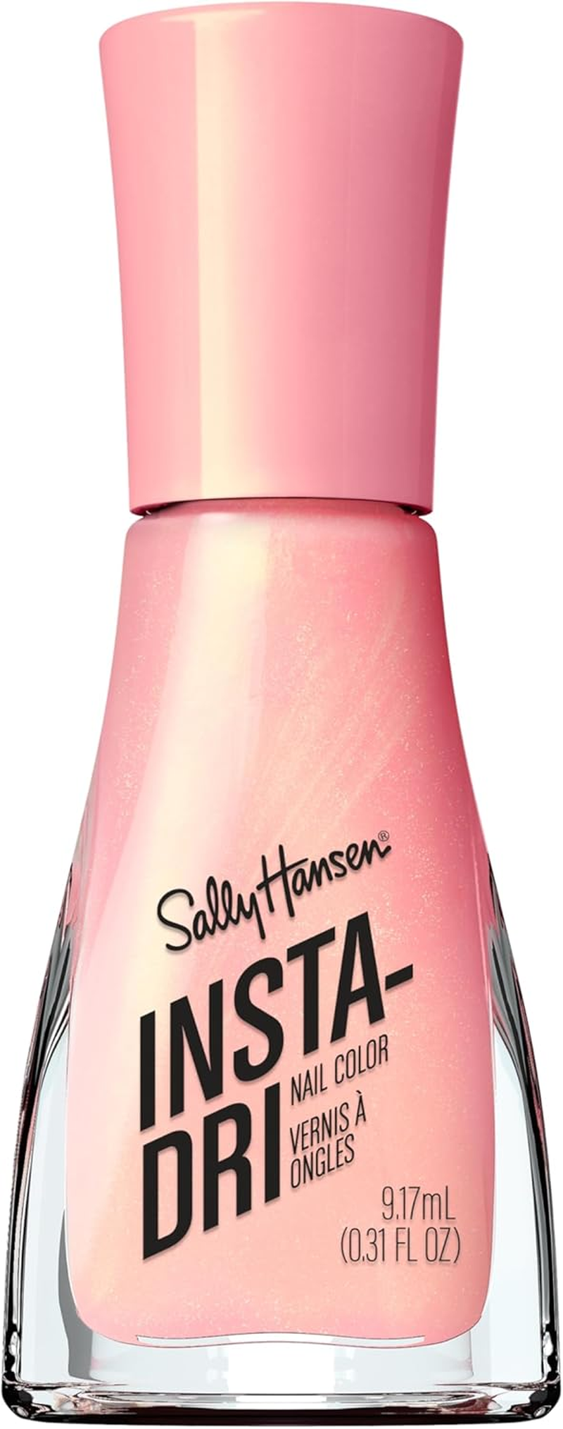 Sally Hansen Insta Dri Nail Polish - Pink Plush​, Fast-Drying, Vegan Formula, Lasting Color, 9.17Ml image number 6