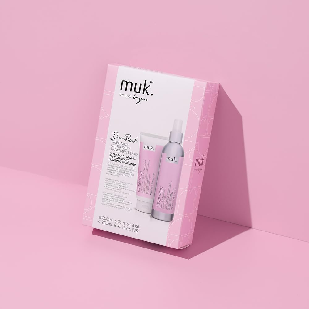 Muk Deep Muk Ultra Soft Leave in Conditioner and 1 Minute Treatment Duo Pack