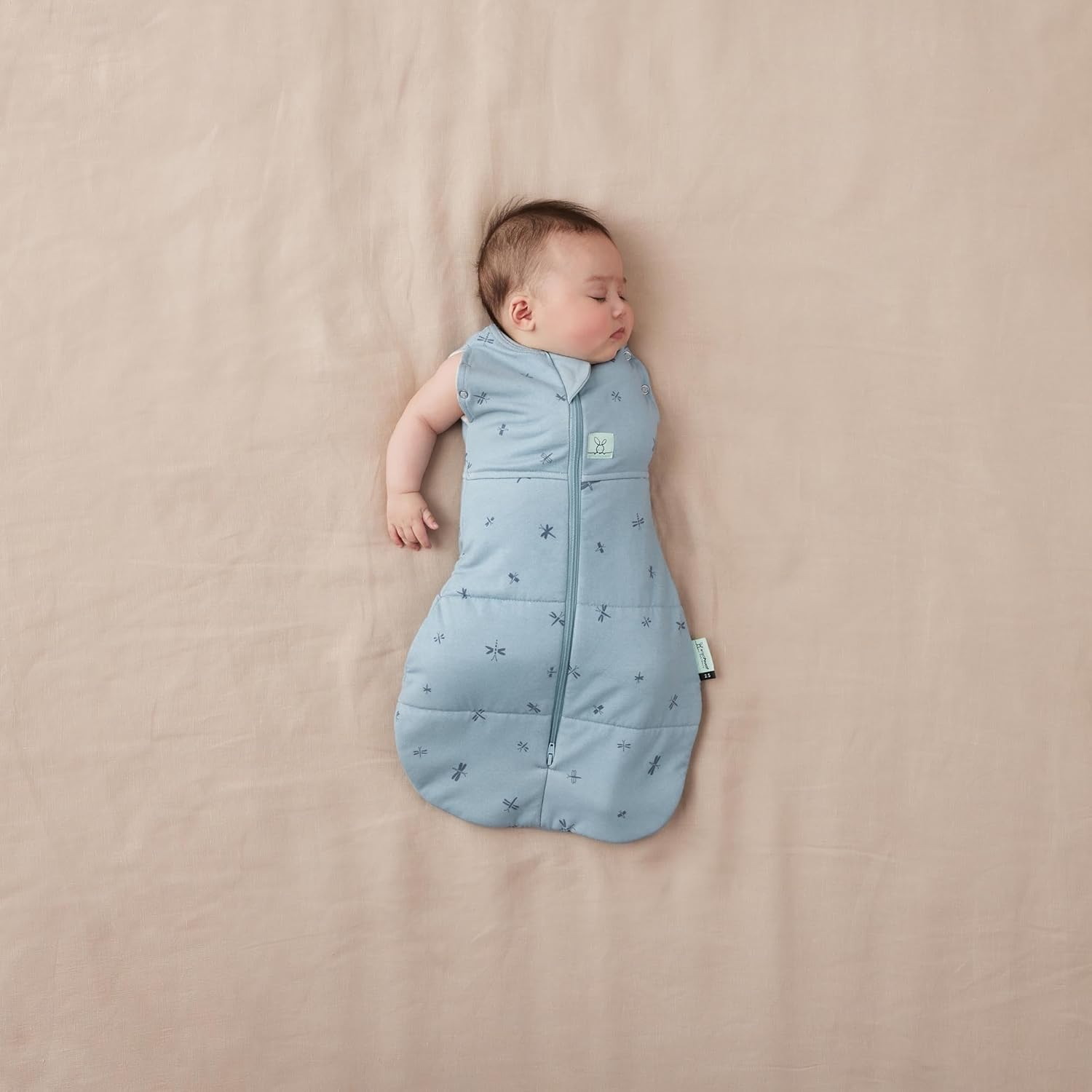 Ergopouch 3.5 Tog Cocoon Swaddle Bag for 3-6 Months Baby, Dragonflies image number 1