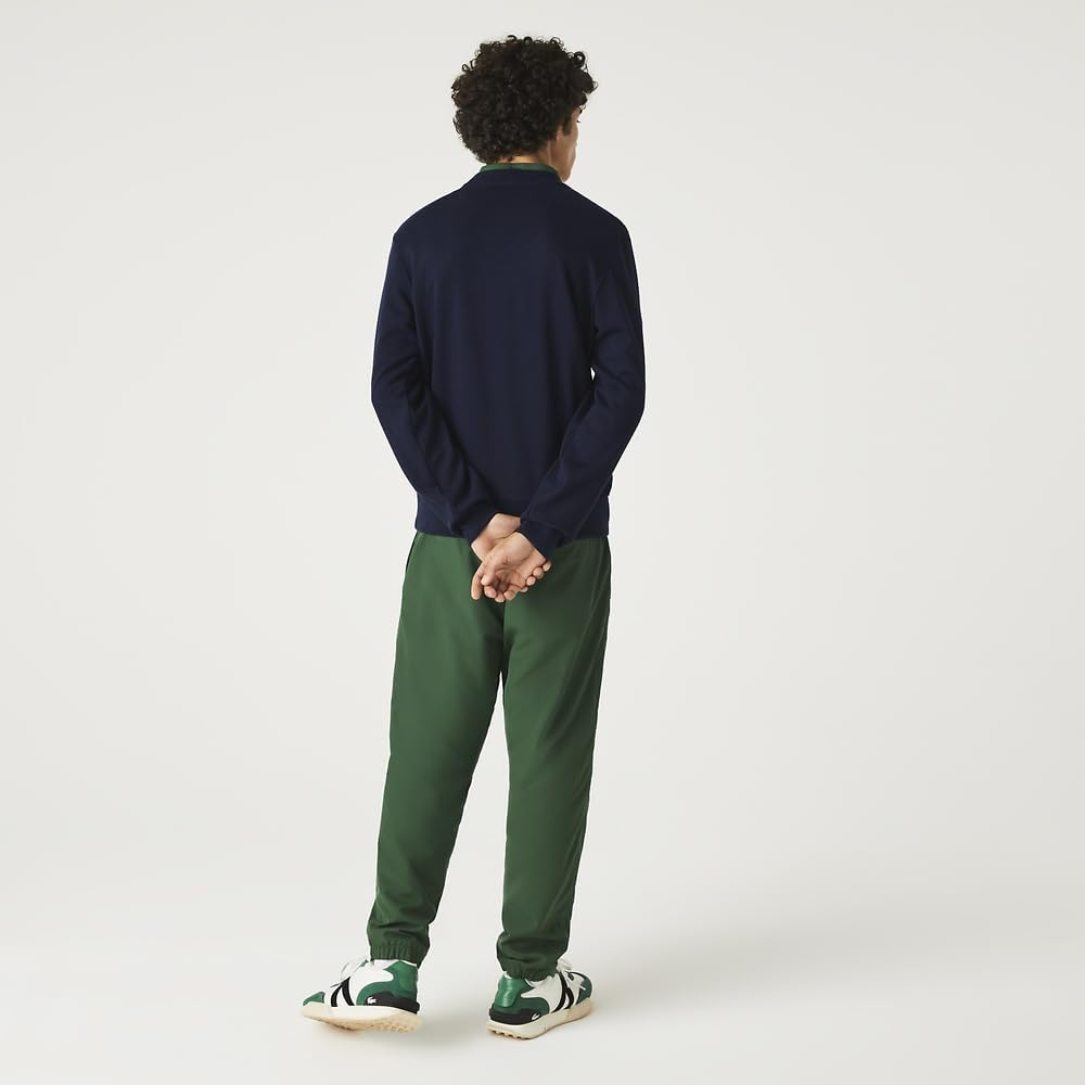 Lacoste Men'S Non Brushed Crew Neck Sweat, Navy, Small image number 1