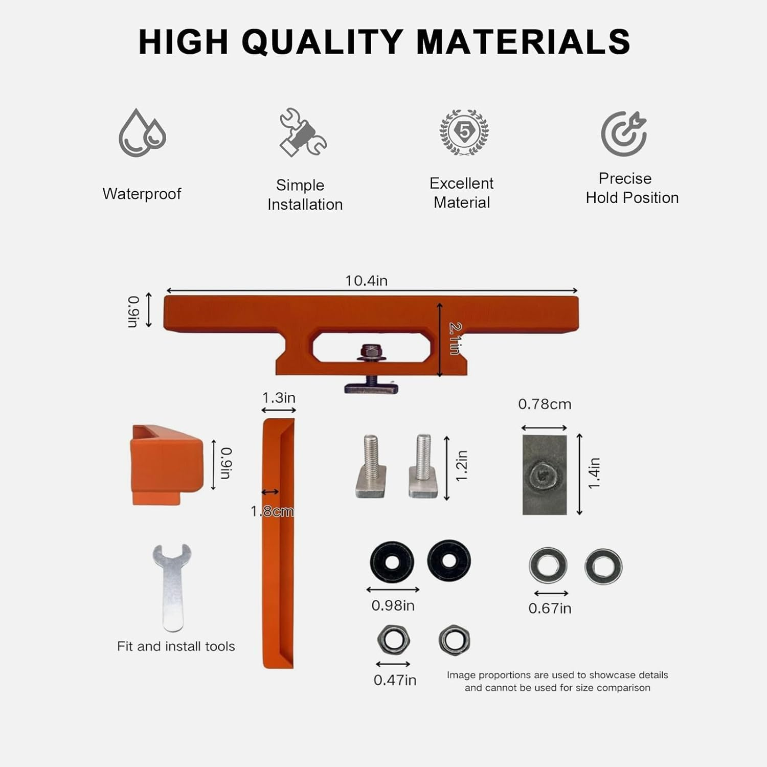 Starlink Mini Roof Rack Mount-Universal Quick-Release Starlink Mini Holder for All-Terrain Vehicles,Rvs,Boats,Suvs& Off-Road Adventures | Easy Install (Black) image number 1