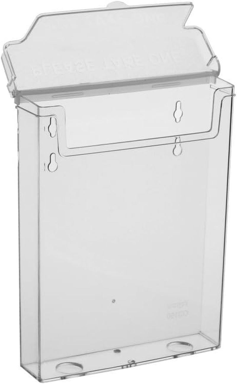 TAYMAR DIN A5 Brochure Holder, Brochure Box with Lid, Weatherproof (Also Suitable for Outdoor Use) image number 5