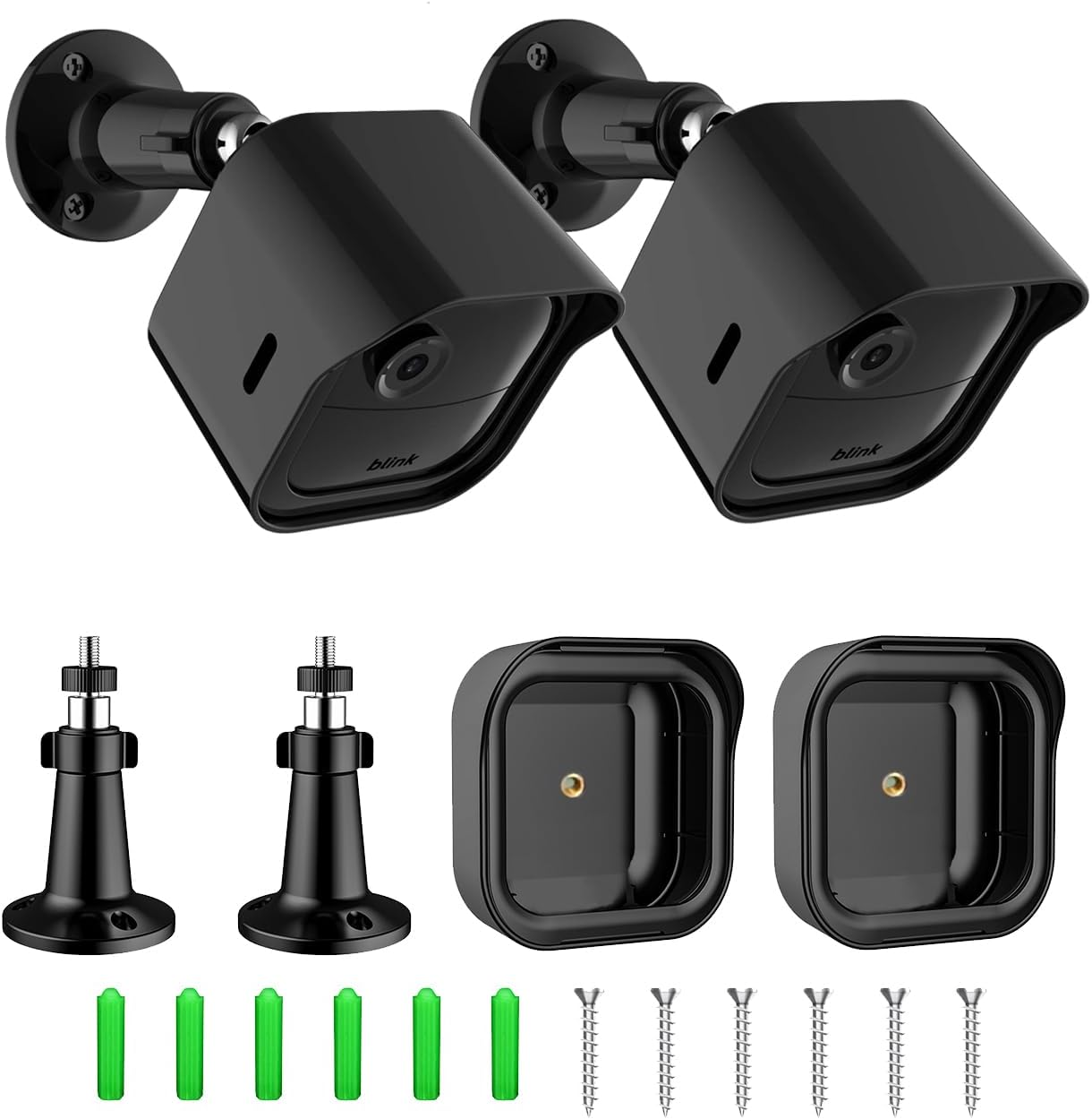 Blink Outdoor Camera Mount, 360&deg; Adjustable Blink Outdoor 4 & 3 Mount - Weatherproof & Robust Blink Camera Wall Mount, Blink Outdoor Camera Mounting Accessories for Indoor & Outdoor, Pack of 3