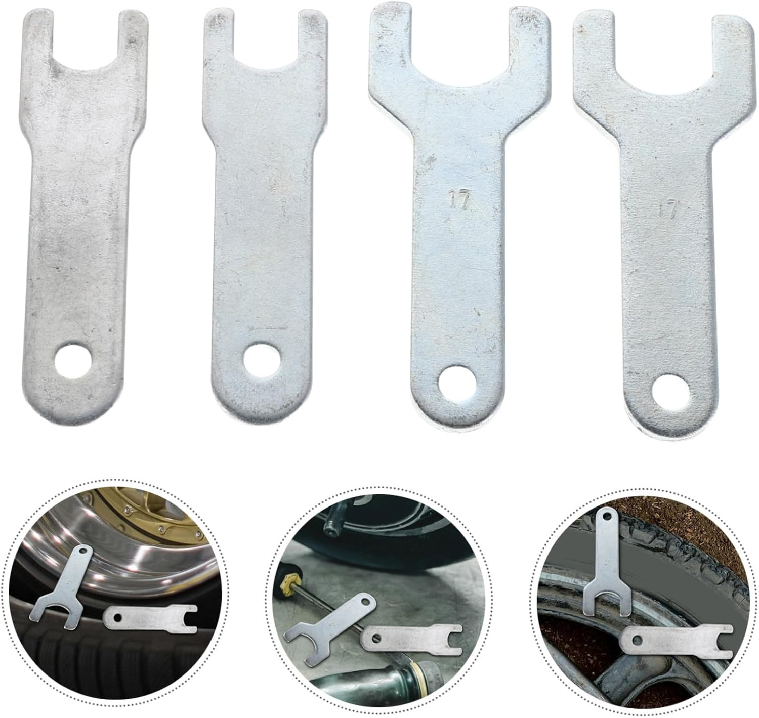 Outanaya 4Pcs Adjustable Angle Grinder Wrench Pneumatic Grinding Machine Accessory for Automotive Jewelry Making image number 2