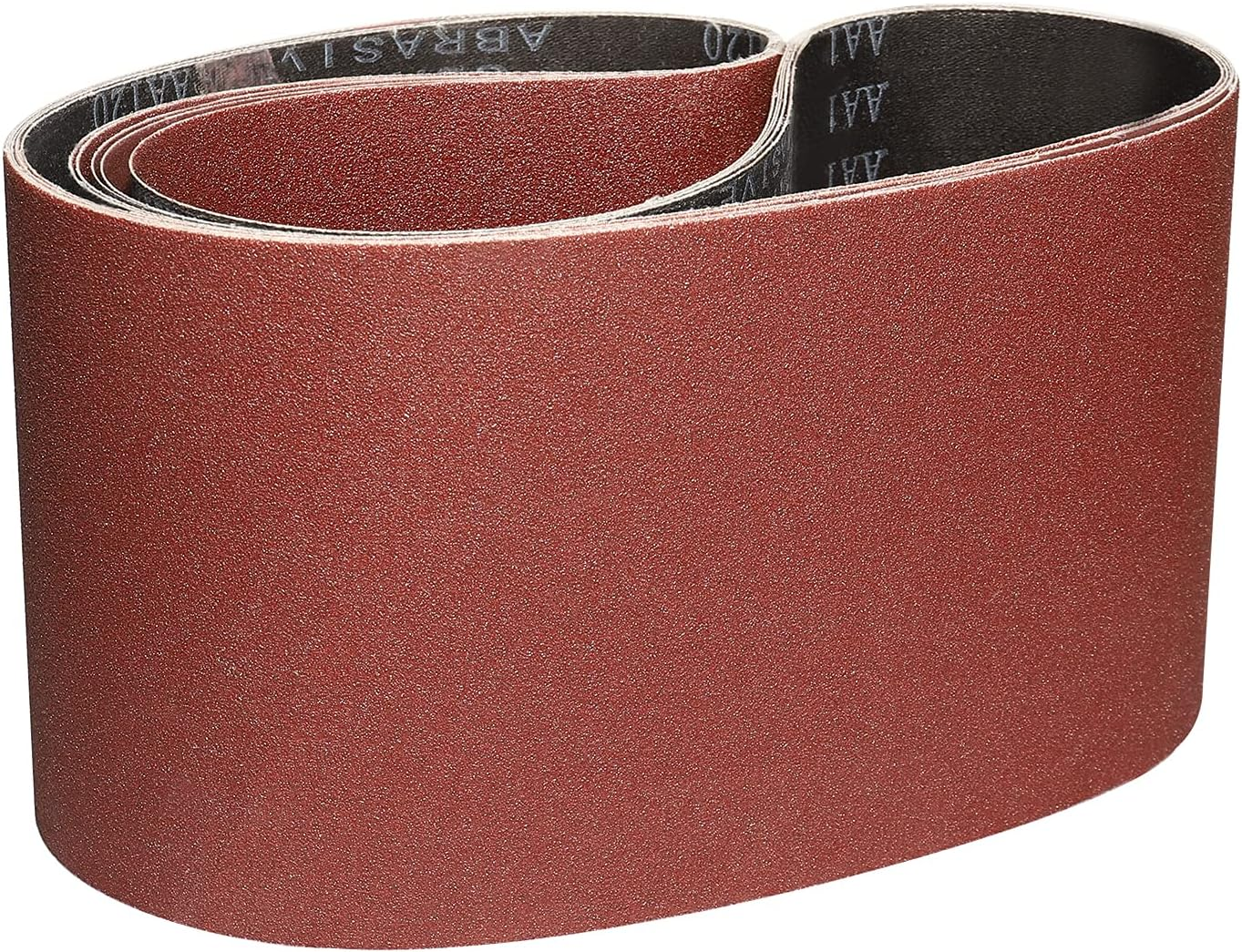 Sruhrak Sanding Belt, 40 X 303 Mm, Pack of 10, 2 X Grain 60/80/120/240/400 Sanding Belt Set, for Sanding, Filing, Sharpening and Rust Removal, Best for Wood image number 1