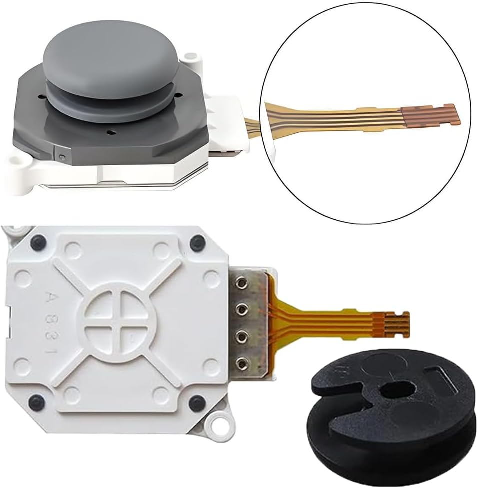 Analog Thumb Stick Joystick and Rocker Cap 1PC, Compatible with Nintendo 3DS, 3DS XL, 3DS LL, Gamepad Controller Replacement Part image number 4