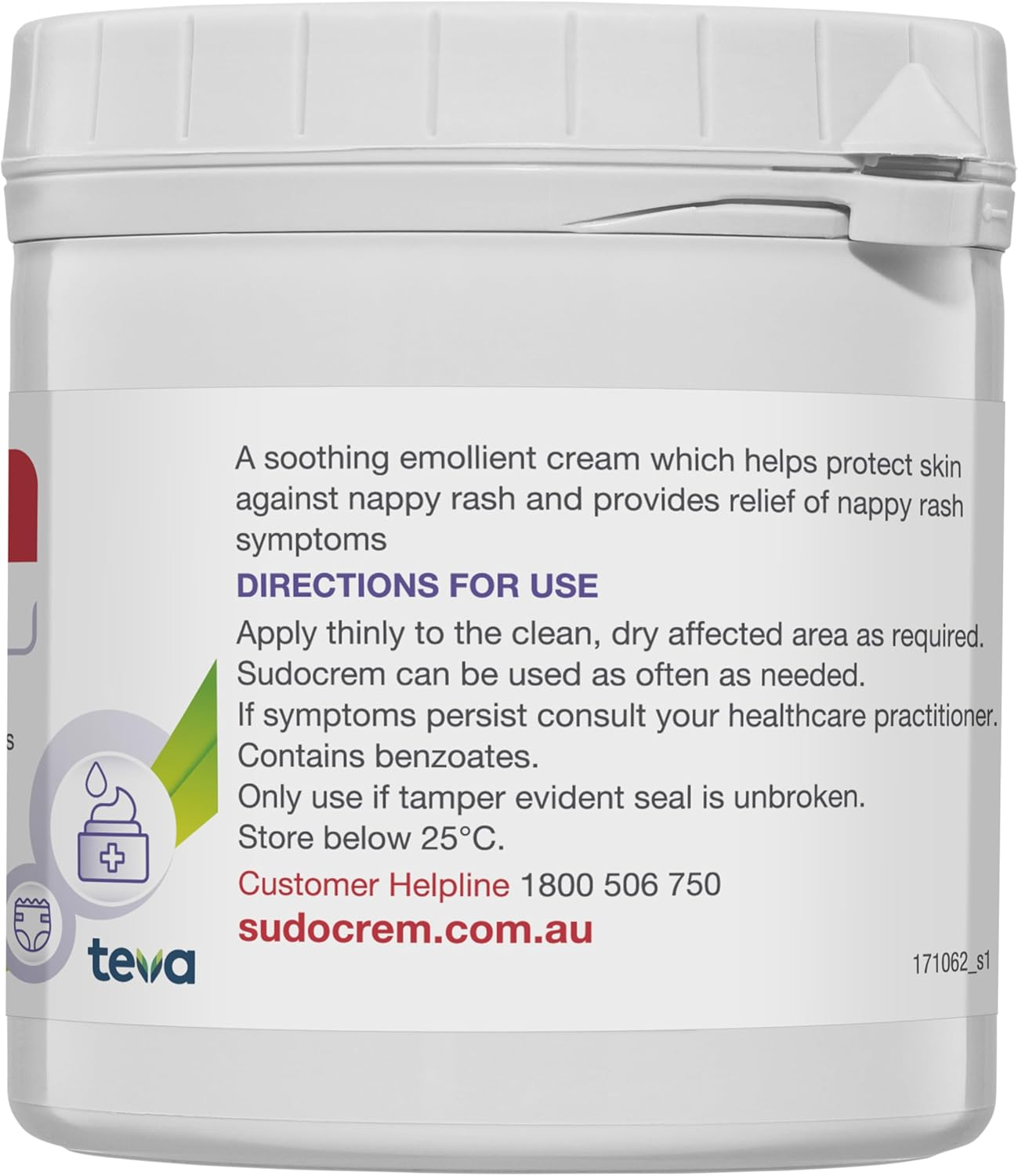 SUDOCREM - Healing Cream ; Soothes and Protects against Nappy Rash ; 400G image number 4