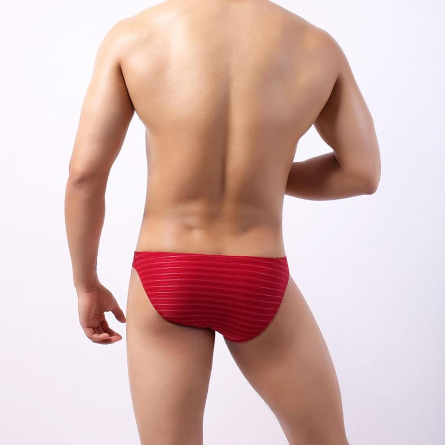Wayonge Comfortable and Breathable G-String Underwear for Men Nylon Stylish and Triangle Panties with Low Waist image number 4