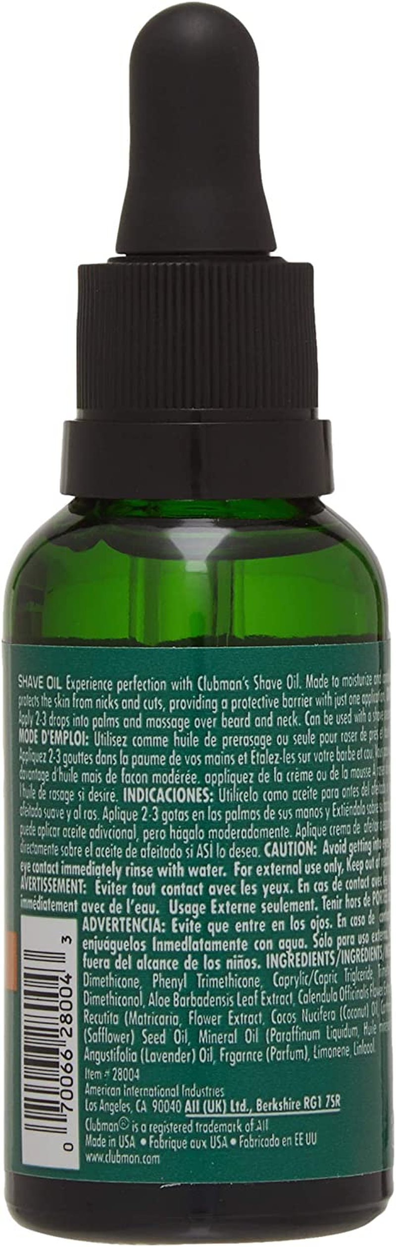 CLUBMAN Shave Oil, 30 Milliliters image number 4