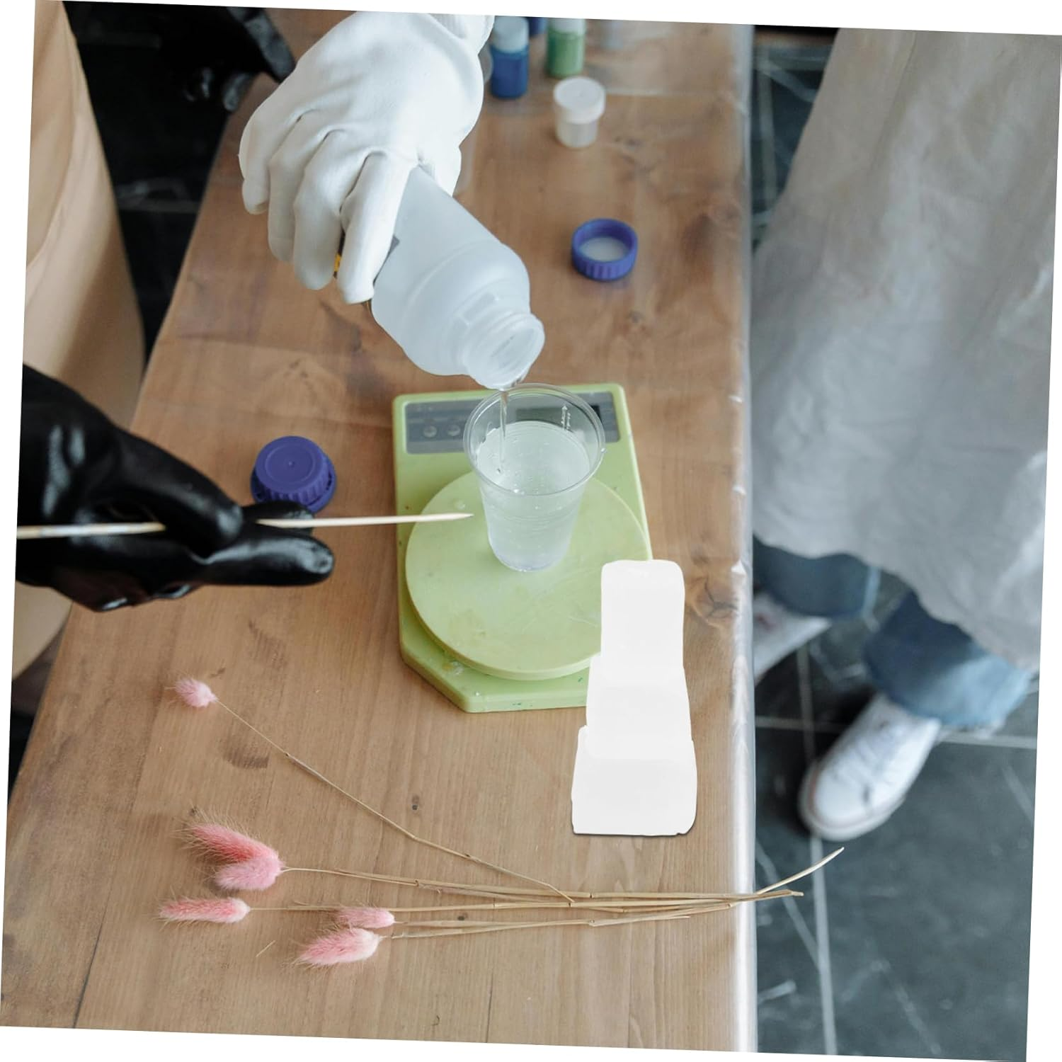 HOODANCOS 1 Soap Base Bathing Soap Shower Bars Base Soap Bar for Soap Making Scrub Soap Bar Base Organic Soap Bar Base Shampoo Bar Base Bath Soaps Base Natural Bar Base Soap