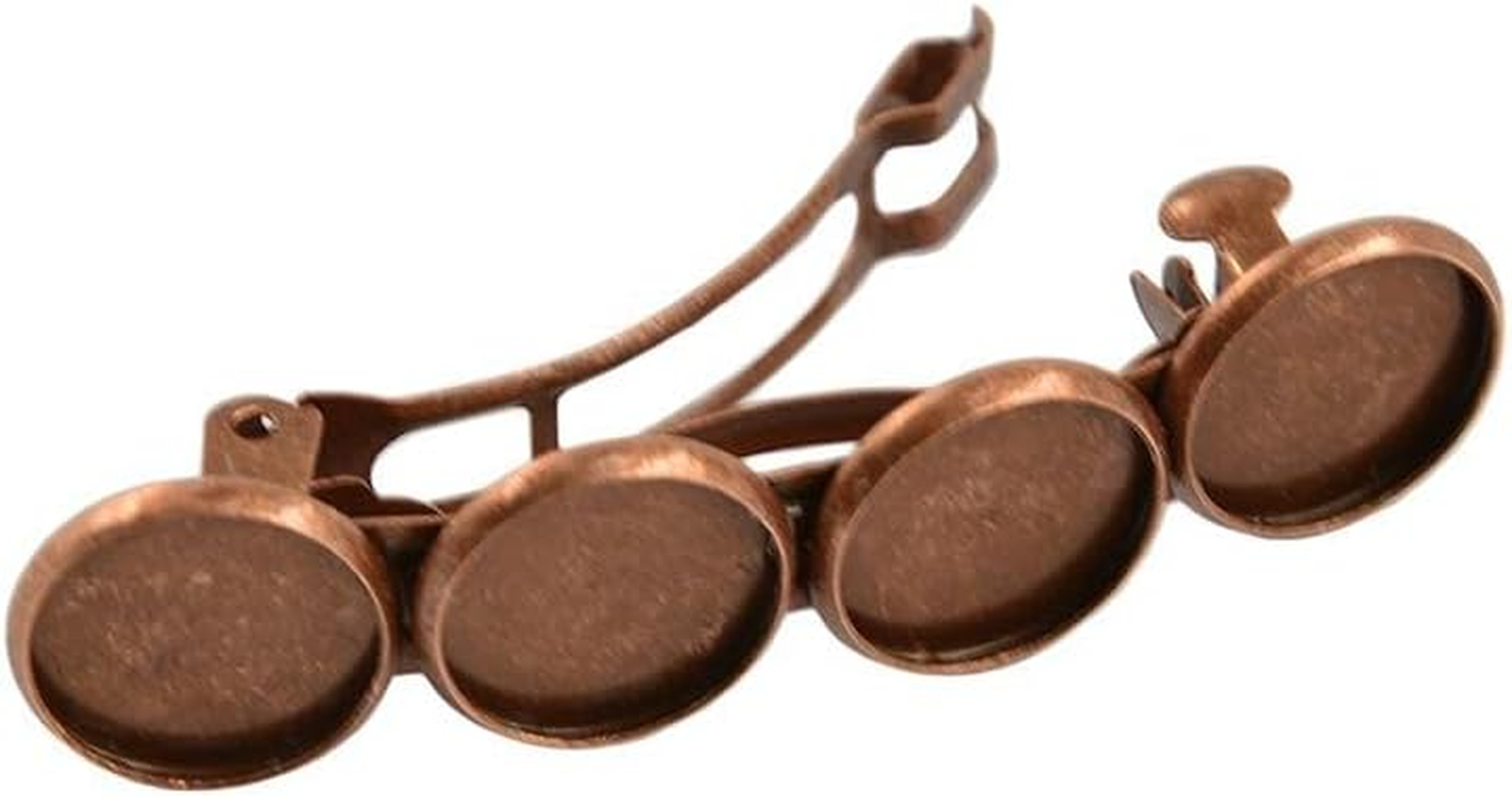 Eigell 6Pcs Copper 12Mm Cabochon Pin Hair Findings image number 2