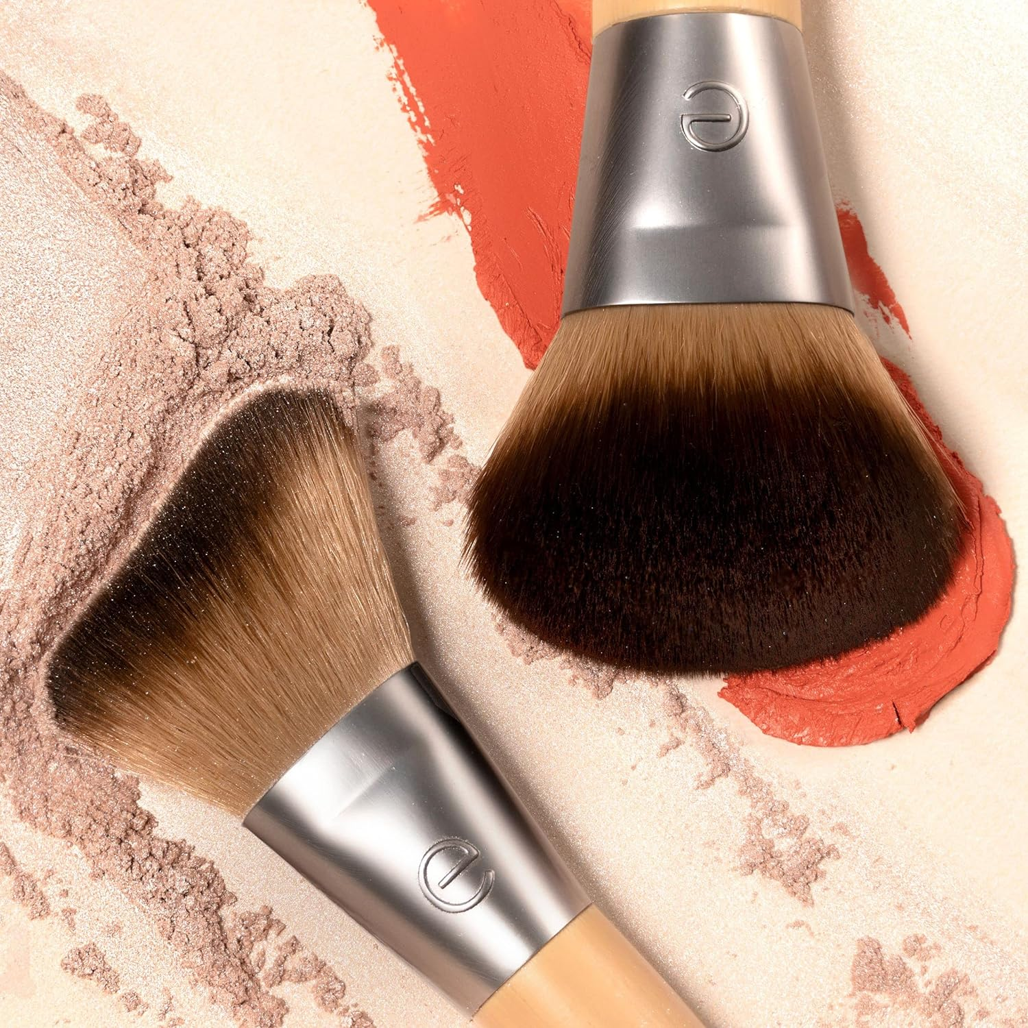 Ecotools Natural Blush and Highlight Duo Brush Set (2-Pieces) image number 3