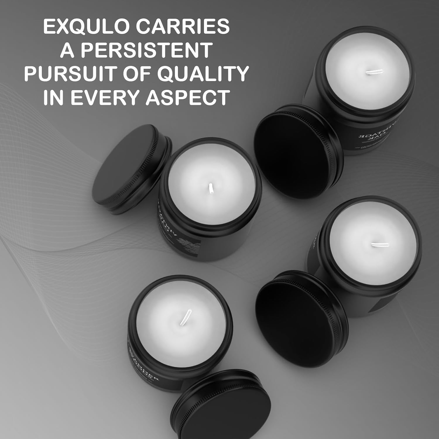 Scented Candle Gifts for Men 200G Smoke&Vanilla Aromatherapy Candle Relaxation, Home Decor Soy Wax Candle Women Birthday, Valentine, Christmas, Anniversary Aromatherapy Gifts