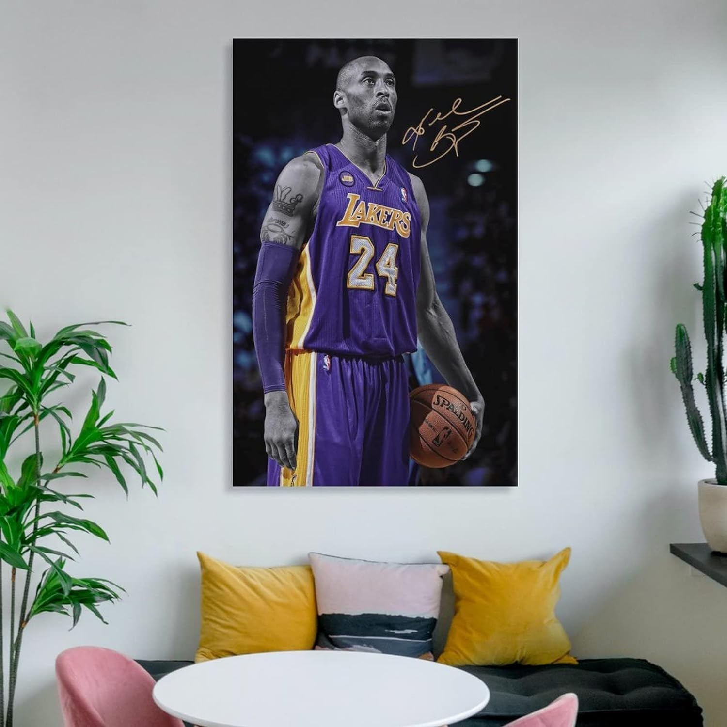 Kobe Poster Basketball Sports Legend Star Art Poster Canvas Wall Art40X60Cm Unframed (M) - A image number 7