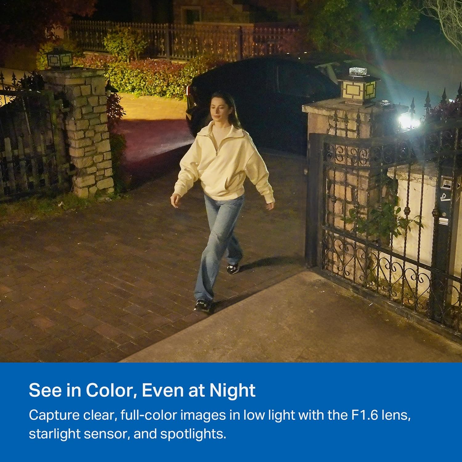 Tapo 4K Ultra HD Outdoor Battery Security Camera &ndash; up to 200 Day Battery, Free Person/Vehicle Detection, Starlight Color Night Vision, Works W/Alexa and Google Home, Magcam 4K