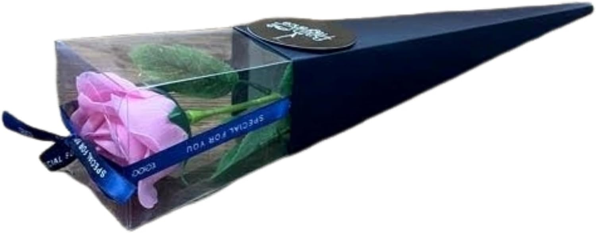 Q-FLA 824289 Soap Flower Bath Salt, 1 Heat, Kelee Bouquet, Pink Gift, Single Piece Gift