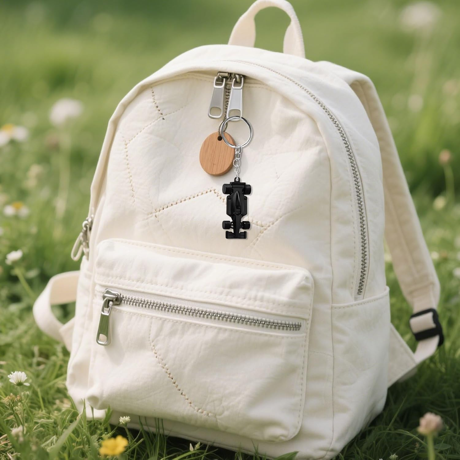 3 Pcs Keychains, F1 Solid and Durable Keyring, Formula One Racing Car Key Chain, Metal Keychain Accessories, Special Gifts for Father'S Day, Birthdays, Racing Fans, Christmas and Thanksgiving image number 1