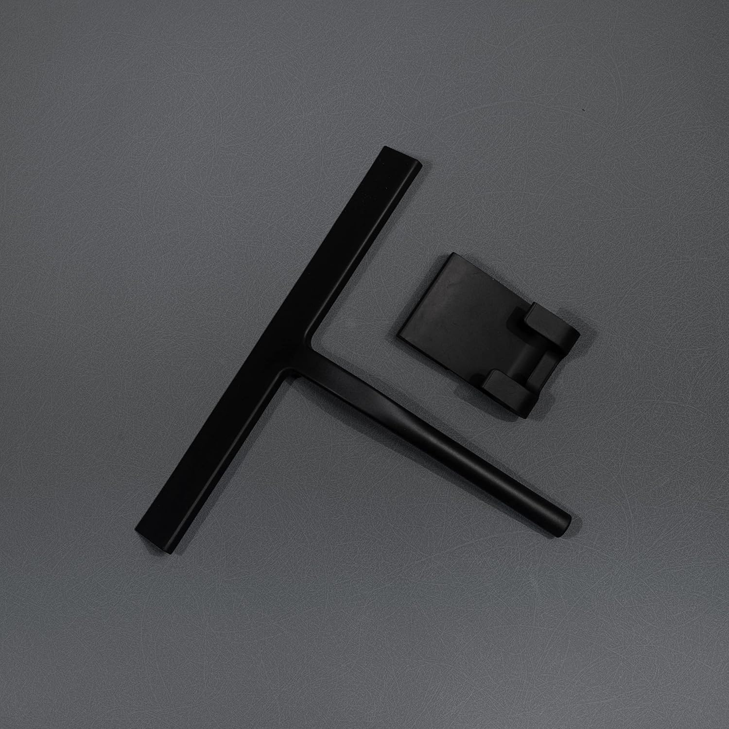 Glassguard Black Silicone Squeegee for Bathroom Shower Glass Windows Prevent Stains Hard Water Spots