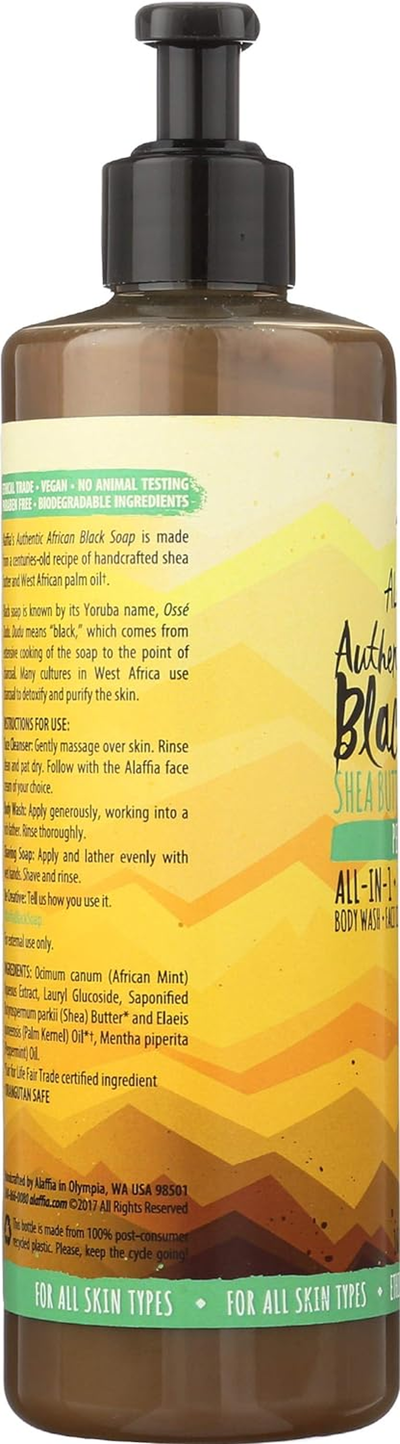 ALAFFIA African Black Soap Peppermint , 475Ml image number 6