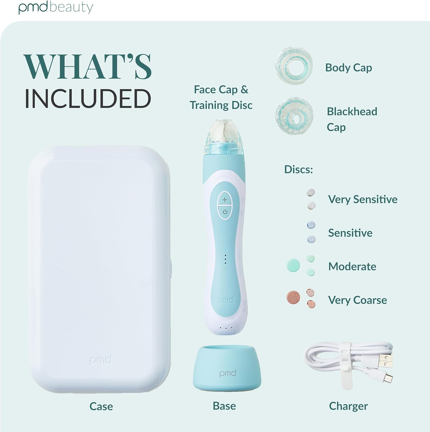 PMD Personal Microderm Elite Pro - At-Home Microdermabrasion Machine with Kit for Face & Body - Exfoliating Crystals and Vacuum Suction for Fresh and Radiant Skin - High, Moderate, & Low Speed and Suction Options image number 1