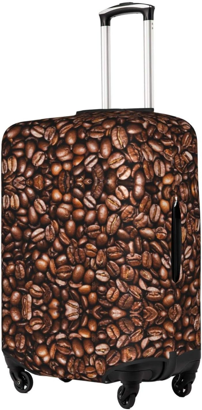 Obabo Butterfly Purple Travel Luggage Cover,Washable Suitcase Cover Protector Anti-Scratch Suitcase Cover Fits 18-32 In, Funny Roasted Coffee Beans, S image number 1