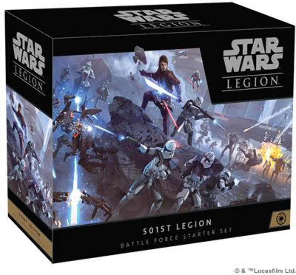 Asmodee North America Atomic Mass Games Star Wars Legion 501St Legion Battle Force Starter Set