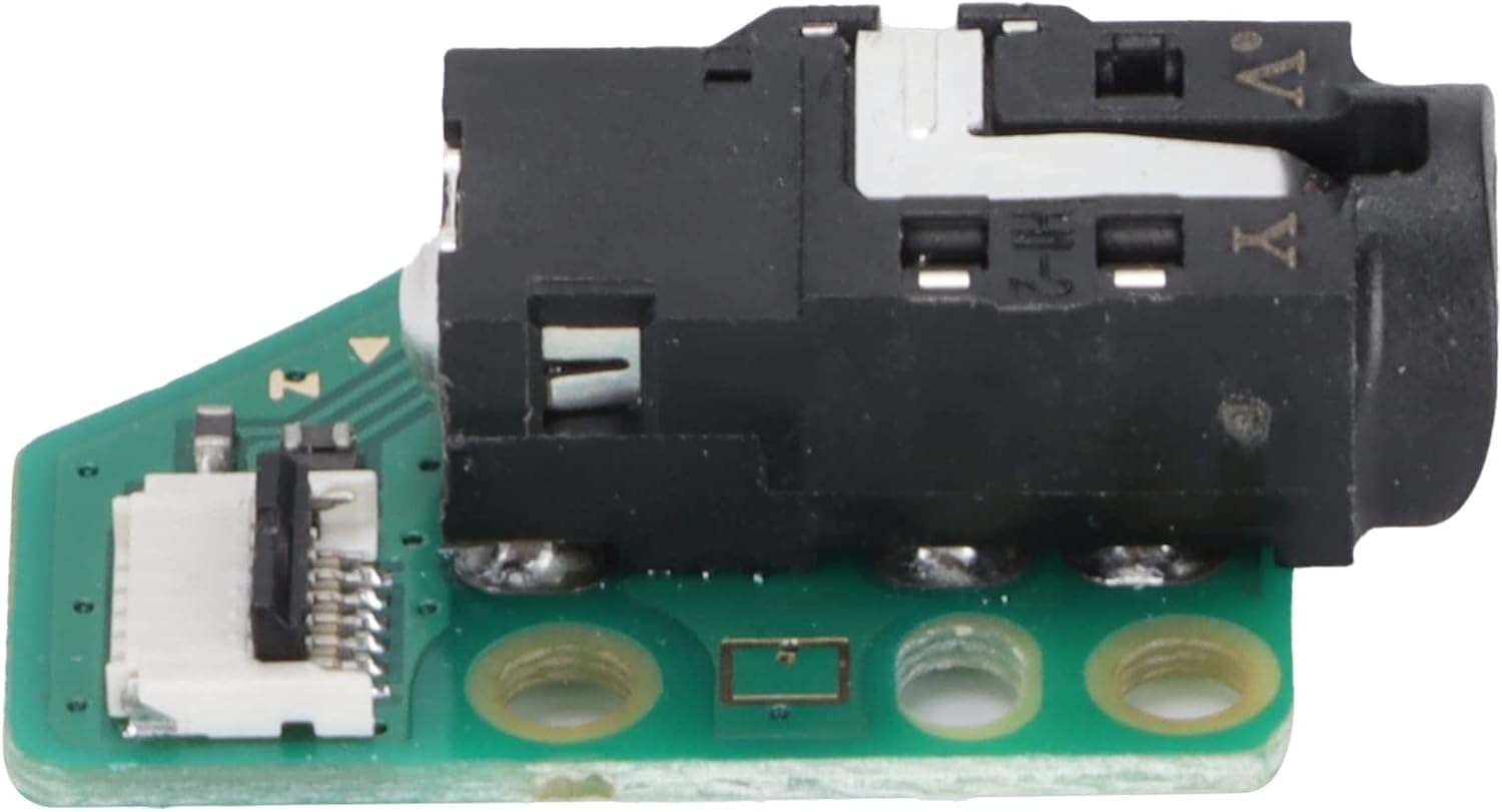 Dilwe 3.5 Mm Replacement Audio Jack, Heavy Duty Headphone Jack, Microphone Boards Audio Replacement Plug Compatible with Switch Lite HDH 001HDH HPMJ image number 1